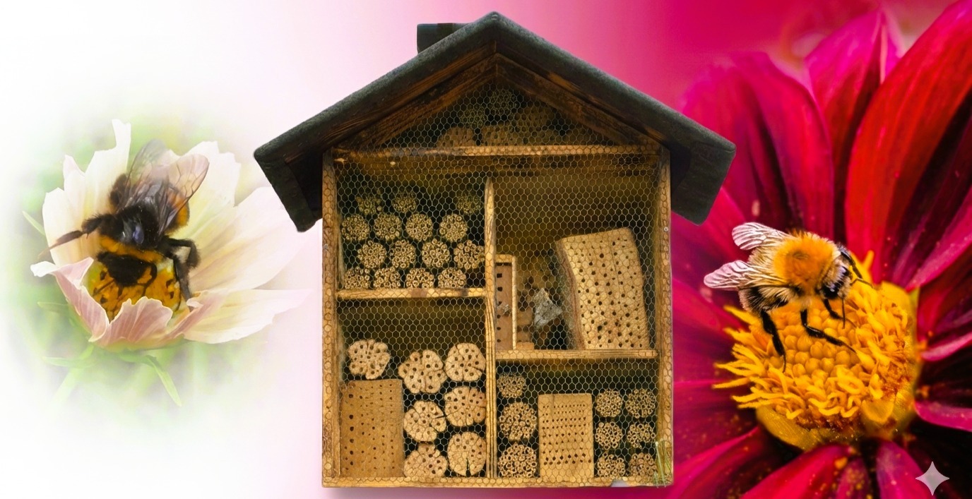 Projekt Wildbienen banner hotel